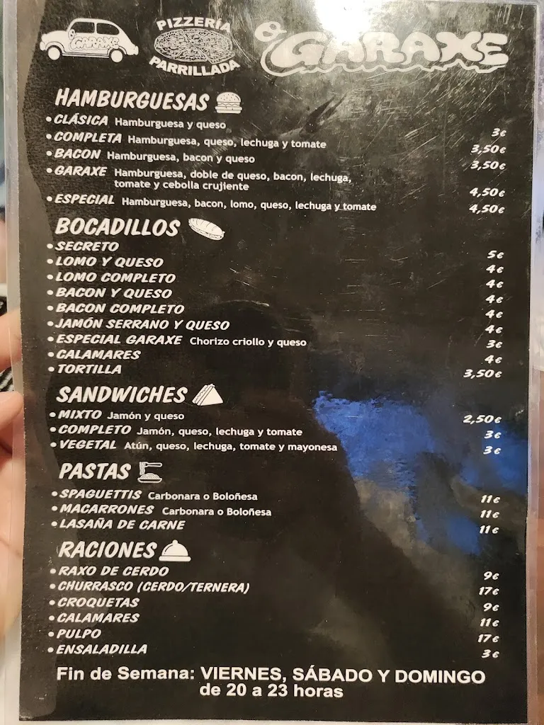 Menu_Restaurante O Garaxe_Abegondo_immagine_1