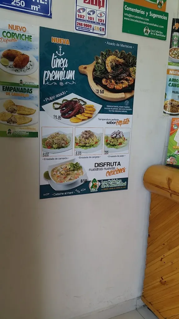 Menu_LOS CEBICHES DE LA RUMIÑAHUI_Carcelén_image_1