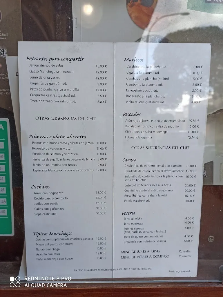 Menu_Restaurante Asador - Vieja Casona_Valdepeñas_immagine_3
