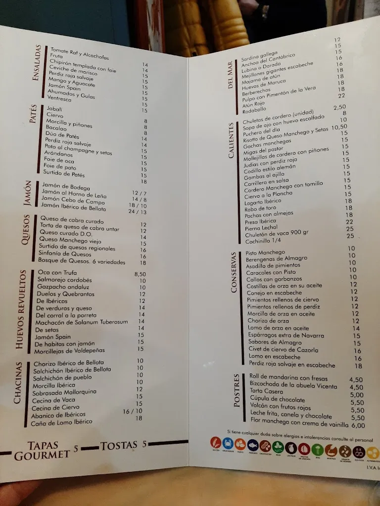 Menu_Restaurante JAMON SPAIN_Valdepeñas_image_2