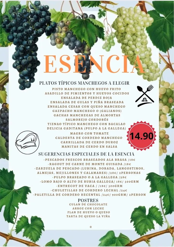 Menu_Esencia Gastro Tapas l Restaurante Valdepeñas_Valdepeñas_image_4