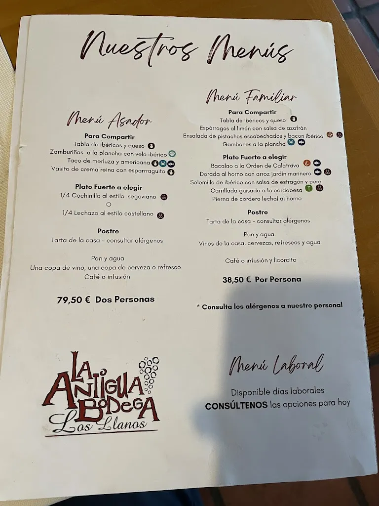 Menu_Antigua Bodega Los Llanos_Valdepeñas_image_2