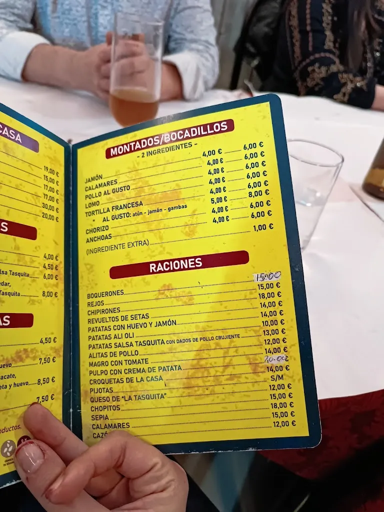Menu_Restaurante EL SABOR DE LA TASQUITA_Valdepeñas_image_1