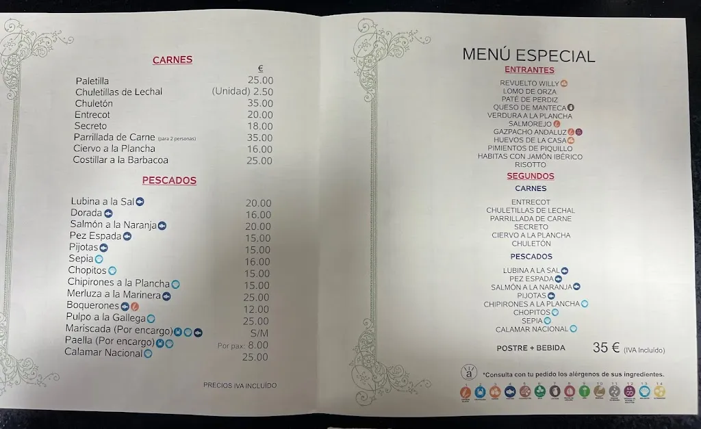 Menu_Restaurante El Bar de Willy gourmet_Valdepeñas_image_1