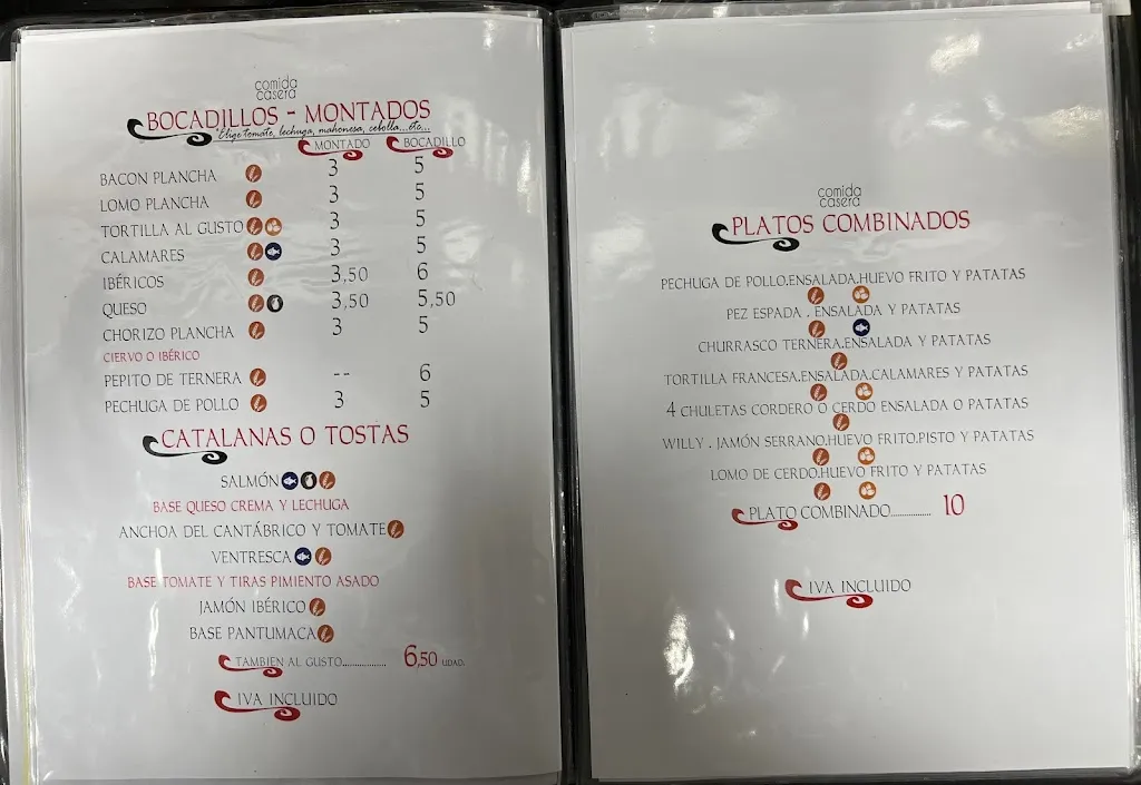 Menu_Restaurante El Bar de Willy gourmet_Valdepeñas_image_3