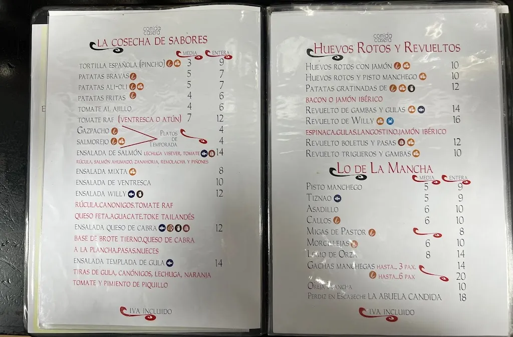 Menu_Restaurante El Bar de Willy gourmet_Valdepeñas_image_4