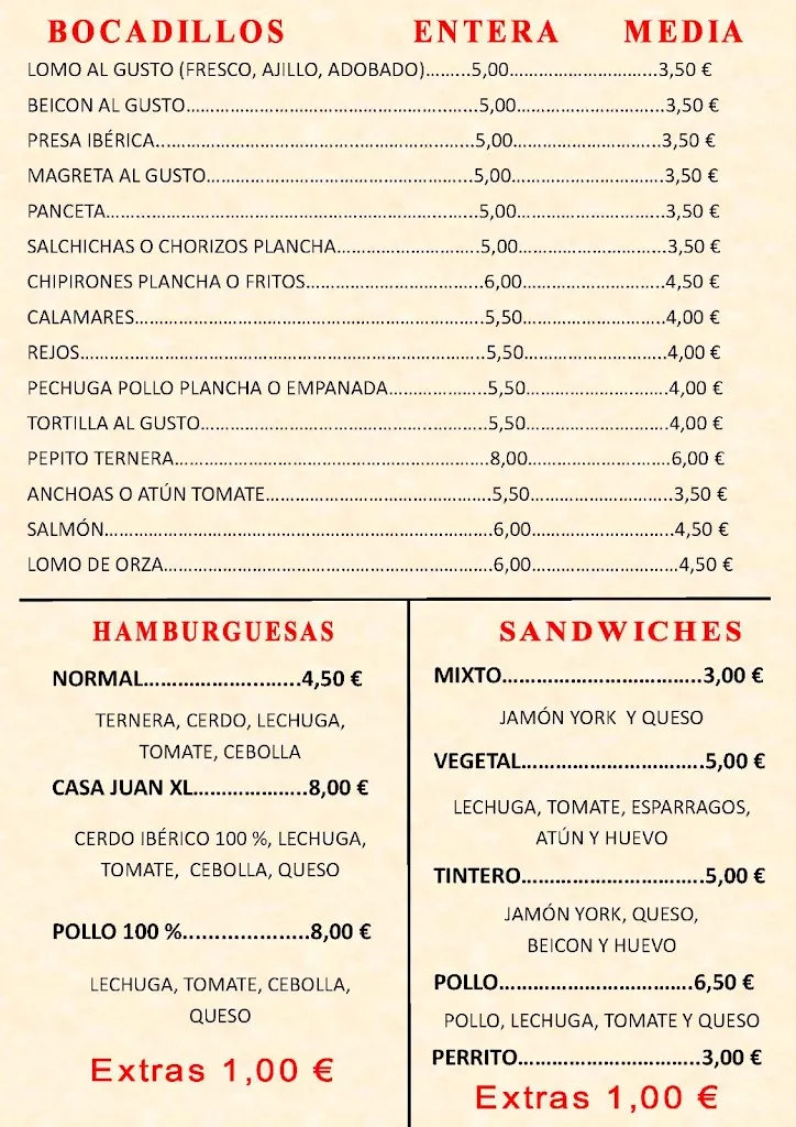 Menu_Bar Casa Juan_Valdepeñas_image_1