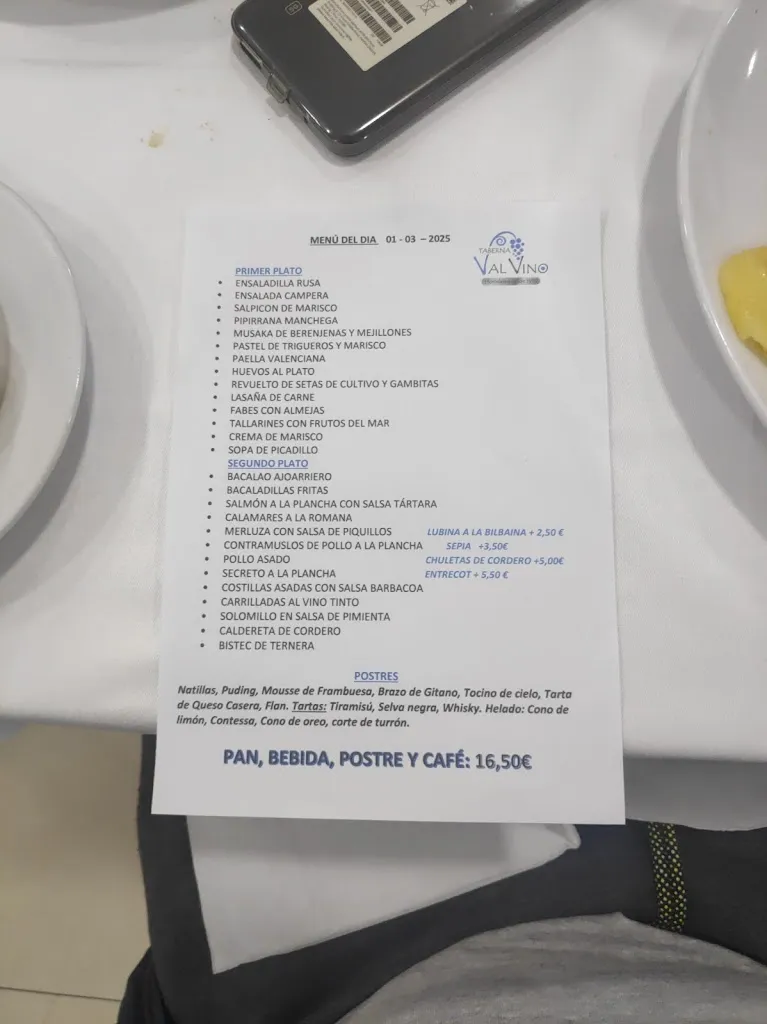 Menu_Taberna Val Vino_Valdepeñas_immagine_2