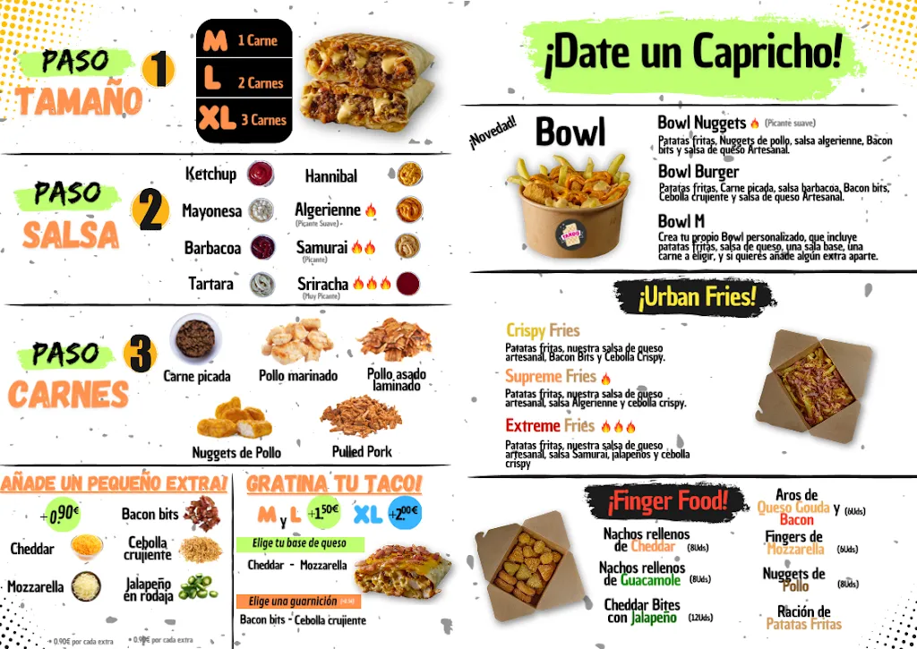 Menu_Urban French Takos_Valdepeñas_image_1