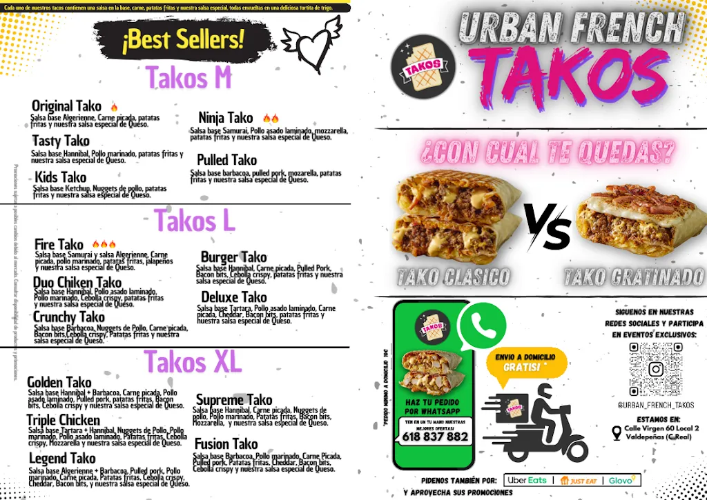 Menu_Urban French Takos_Valdepeñas_image_2
