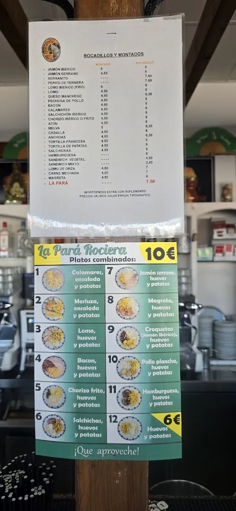 Menu_La Pará Rociera_Valdepeñas_image_4