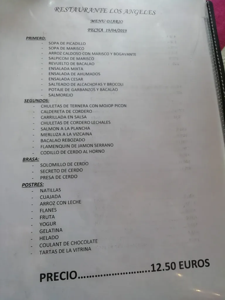 Menu_Restaurante Los Ángeles_Alcaracejos_image_1
