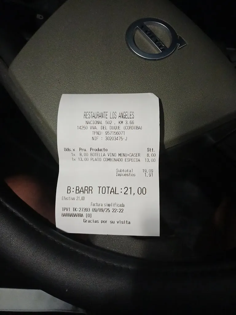 Rafael Espada Berlanga_Restaurante Los Ángeles_Alcaracejos_review