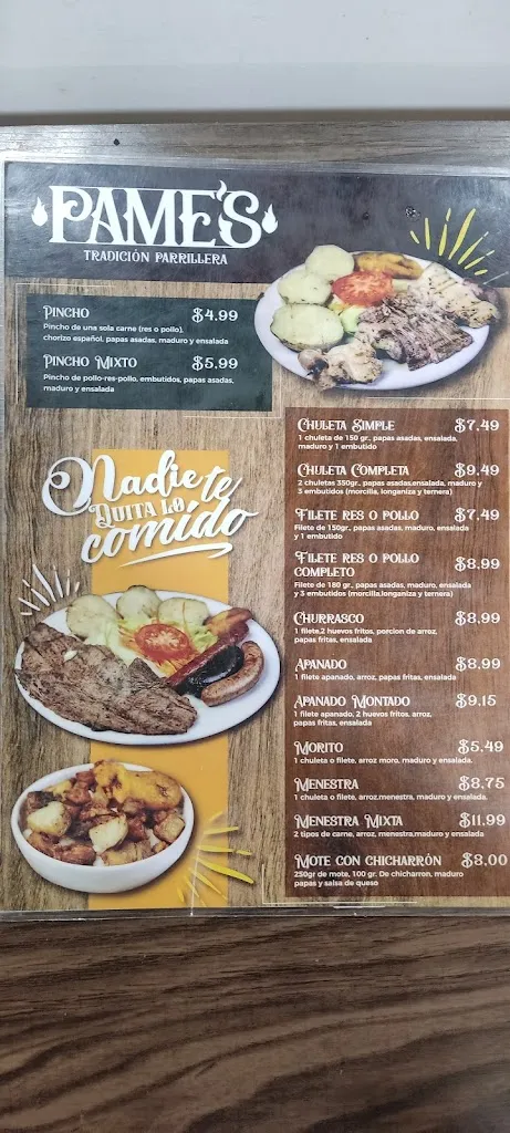 Menu_PAME'S restaurant_Carcelén_image_2