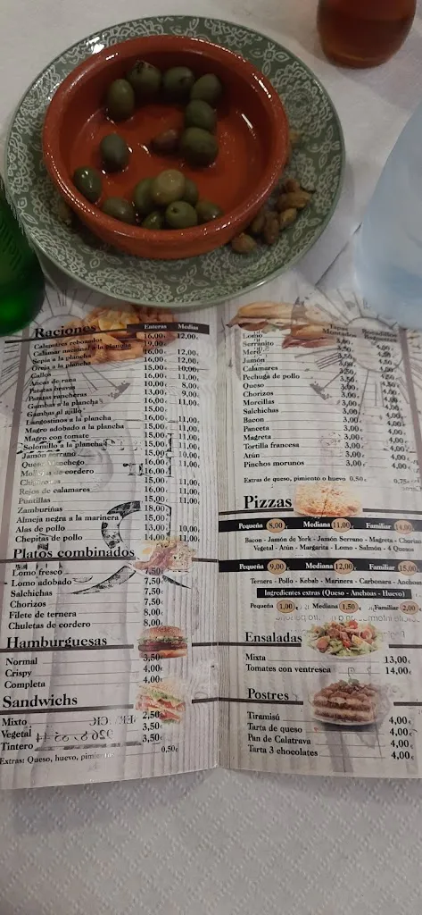 Menu_Restaurante El Rulo_Villarrubia de los Ojos_immagine_1