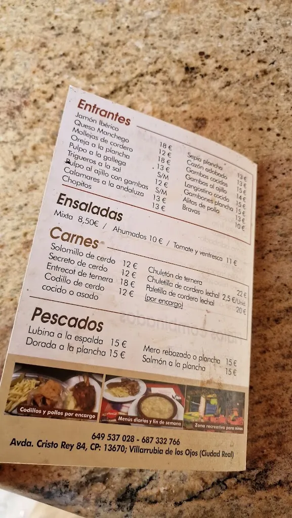 Menu_Mesón la Hontanilla_Villarrubia de los Ojos_image_3