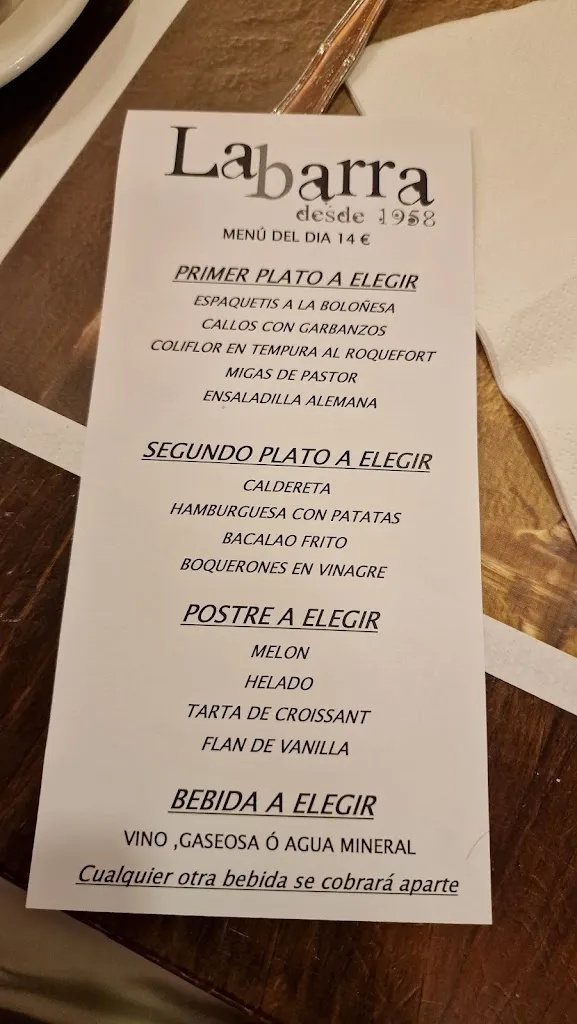 Menu_Restaurante La Barra._Villarrubia de los Ojos_image_1
