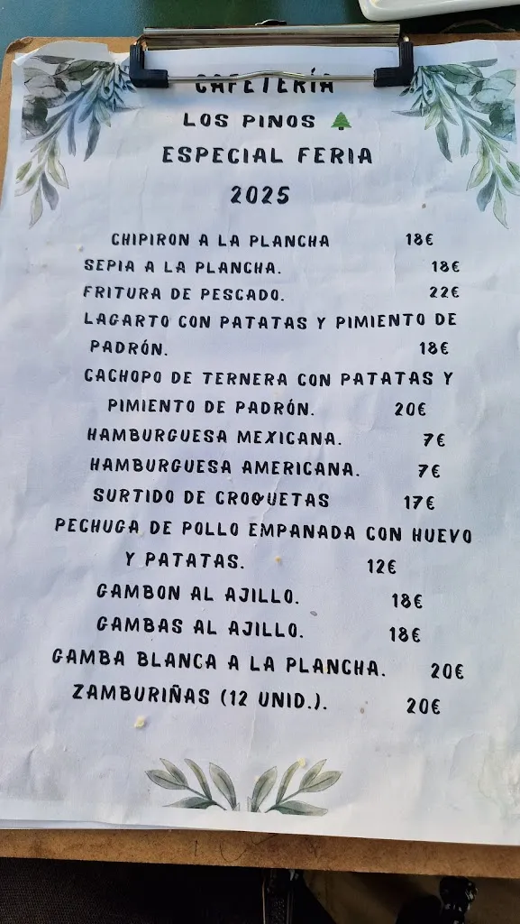 Menu_Bar Restaurante Los Pinos_Villarrubia de los Ojos_image_3