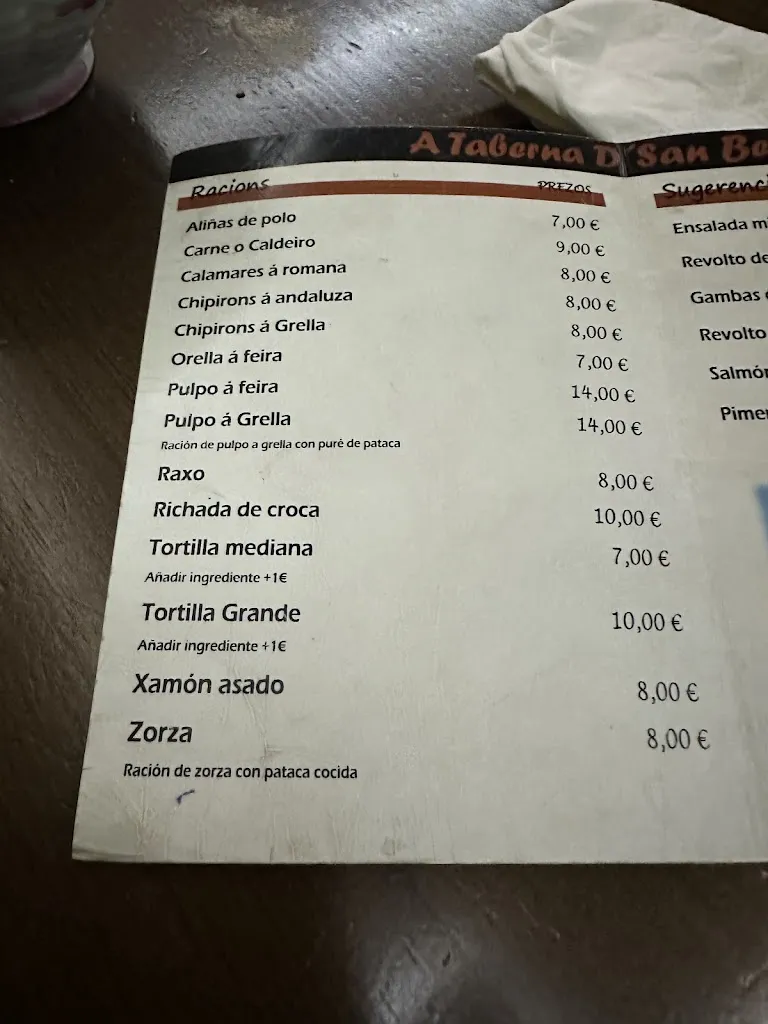 Menu_A Taberna D´San Benito_Boqueixón_image_2