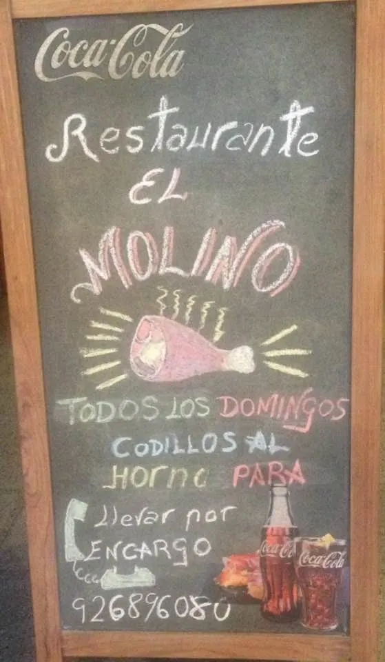 Menu_Hostal Restaurante El Molino_Villarrubia de los Ojos_image_1