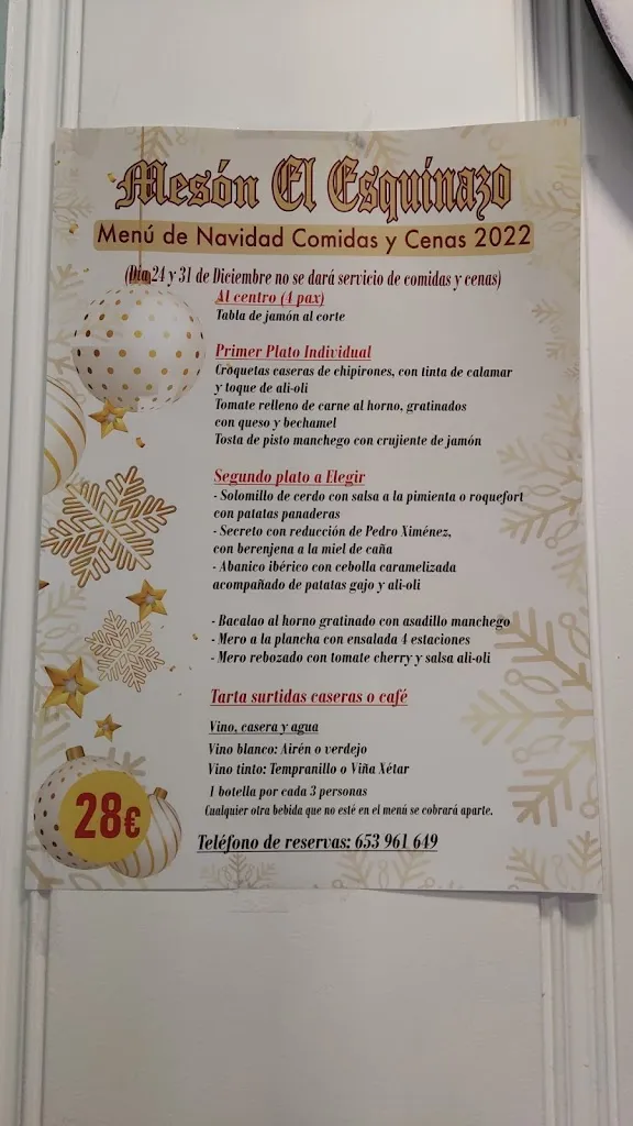 Menu_Mesón El Esquinazo_Villarrubia de los Ojos_immagine_4