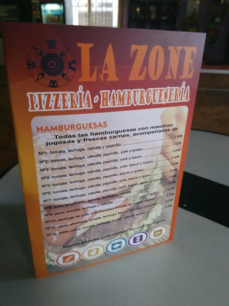 Menu_Pizzería LA ZONE_Villarrubia de los Ojos_immagine_4
