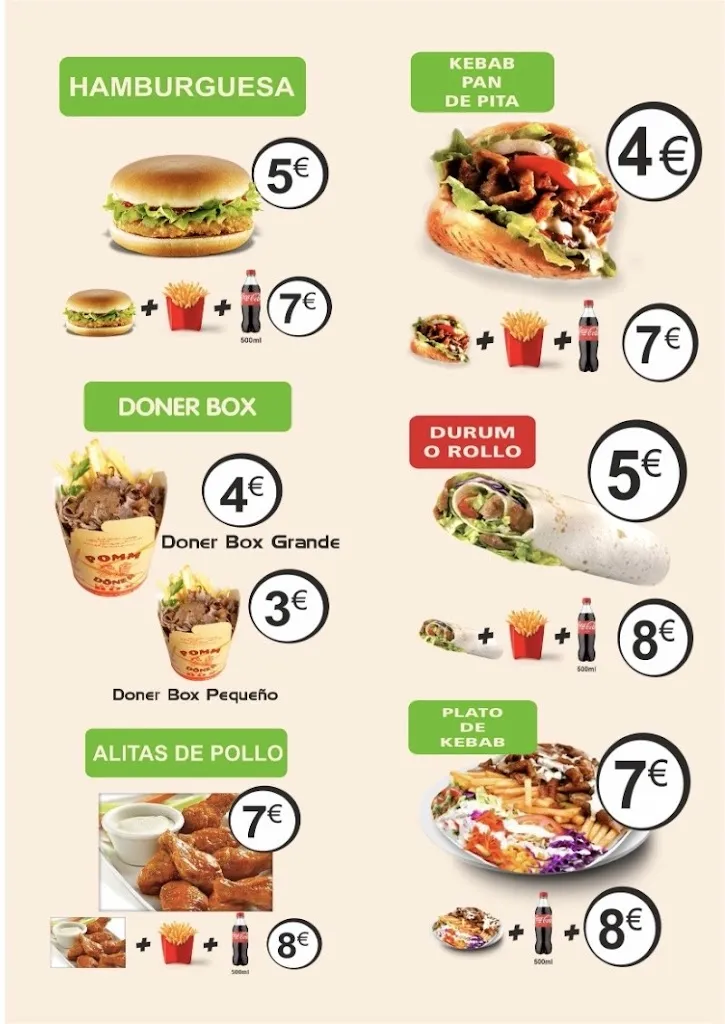 Menu_Baig Doner Kebab_Villarrubia de los Ojos_immagine_1