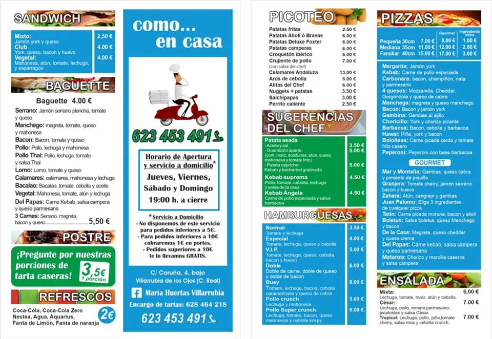Menu_Como en Casa_Villarrubia de los Ojos_immagine_3