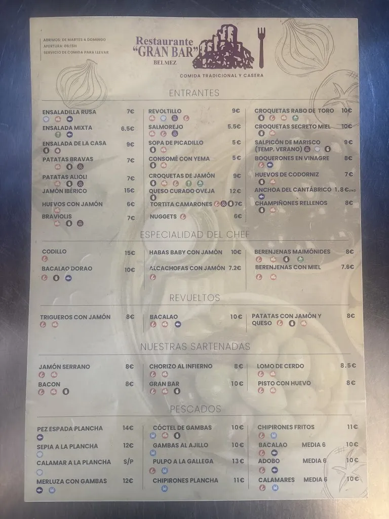 Restaurante Gran Bar ristorante a Bélmez