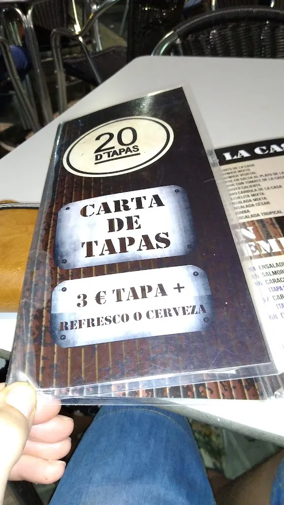 Menu_Bar de tapas 20 D' tapas_Almodóvar del Río_image_3