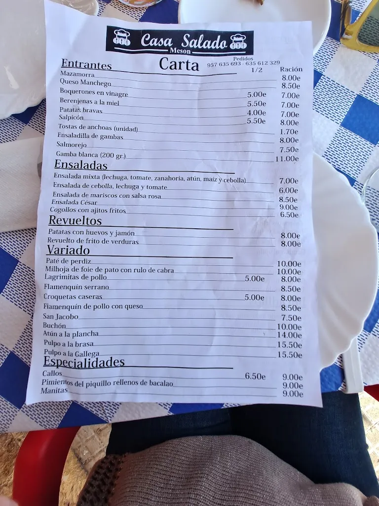 Menu_Mesón Casa Salado_Almodóvar del Río_image_1