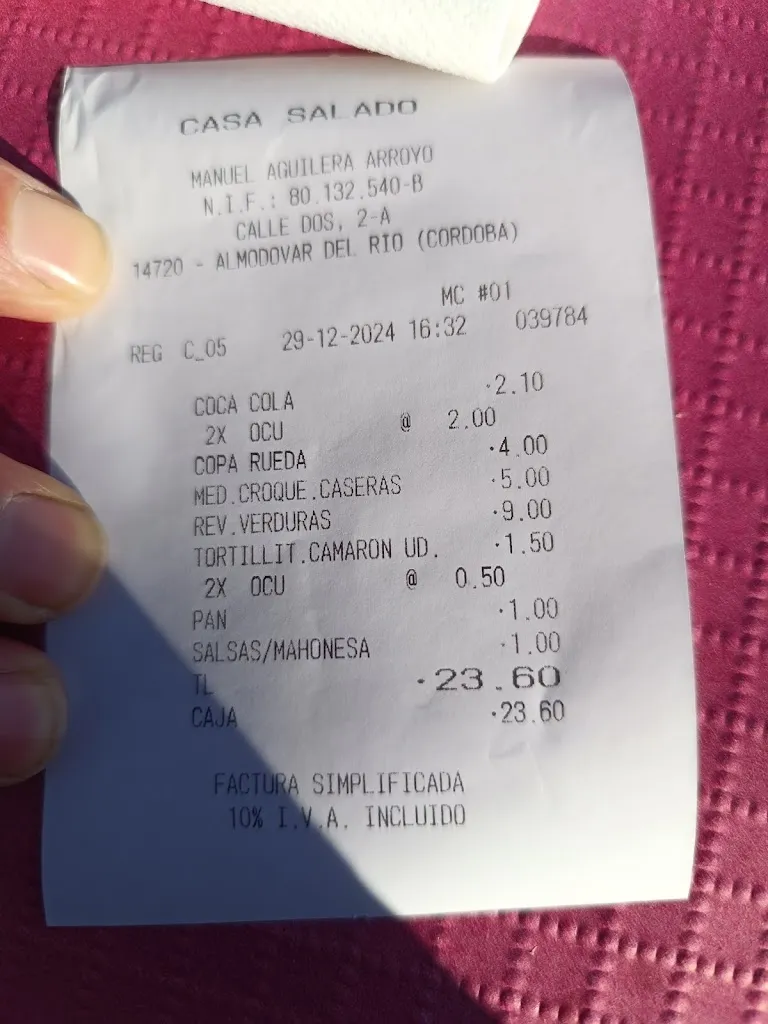 Luna Lunera_Mesón Casa Salado_Almodóvar del Río_review