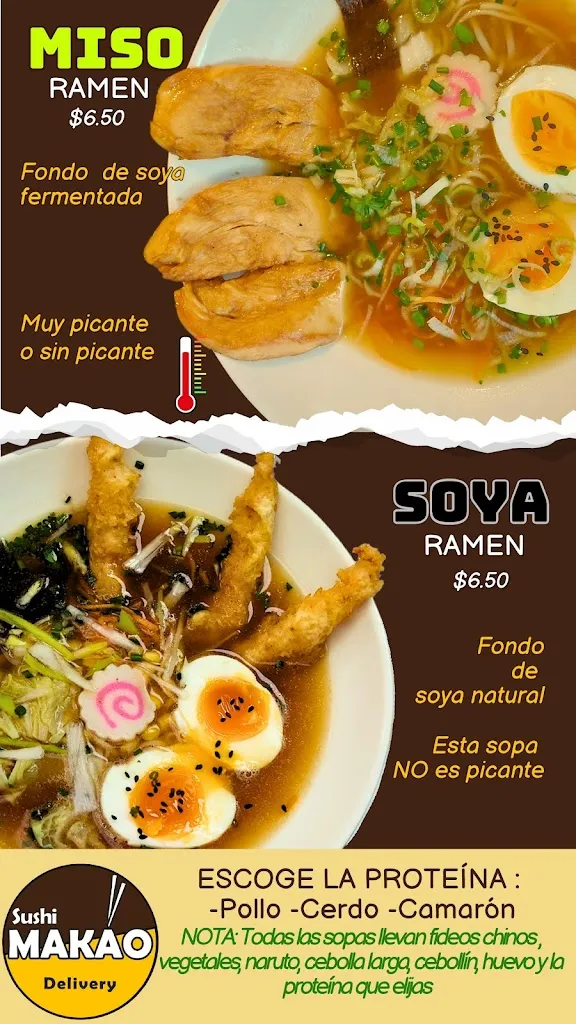 Menu_SUSHI MAKAO Restaurante & delivery_Carcelén_immagine_4