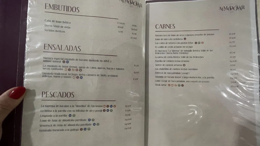 Menu_Rte. La Taberna de Almodovar_Almodóvar del Río_image_4