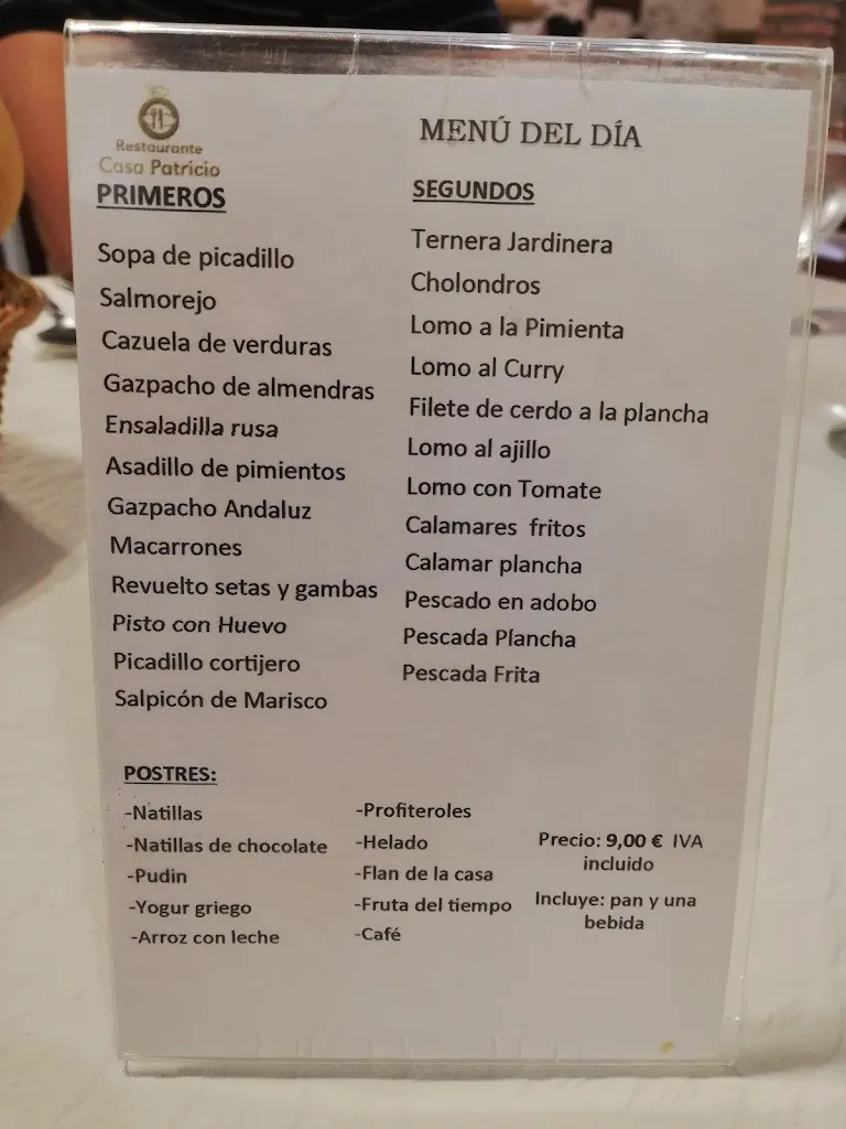 Menu_Restaurante Casa Patricio_Bujalance_image_2