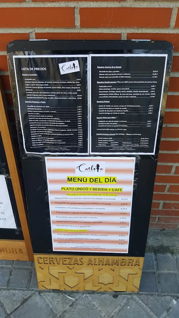 Menu_Carlota Bar_Carlota La_immagine_2