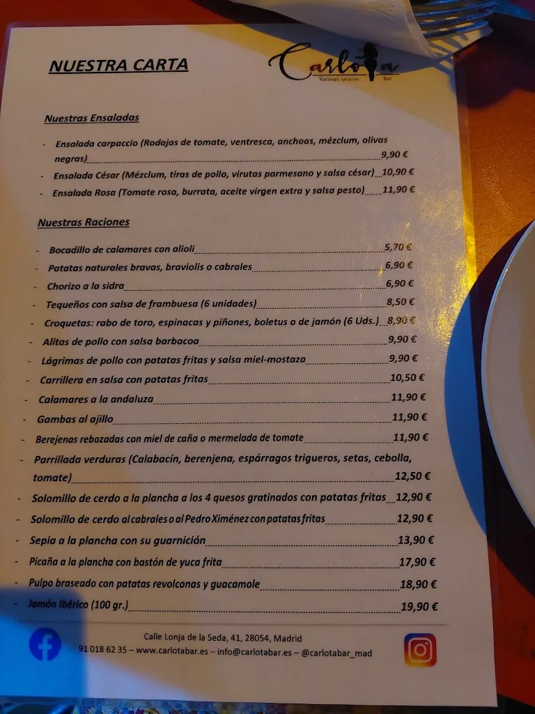 Menu_Carlota Bar_Carlota La_immagine_3