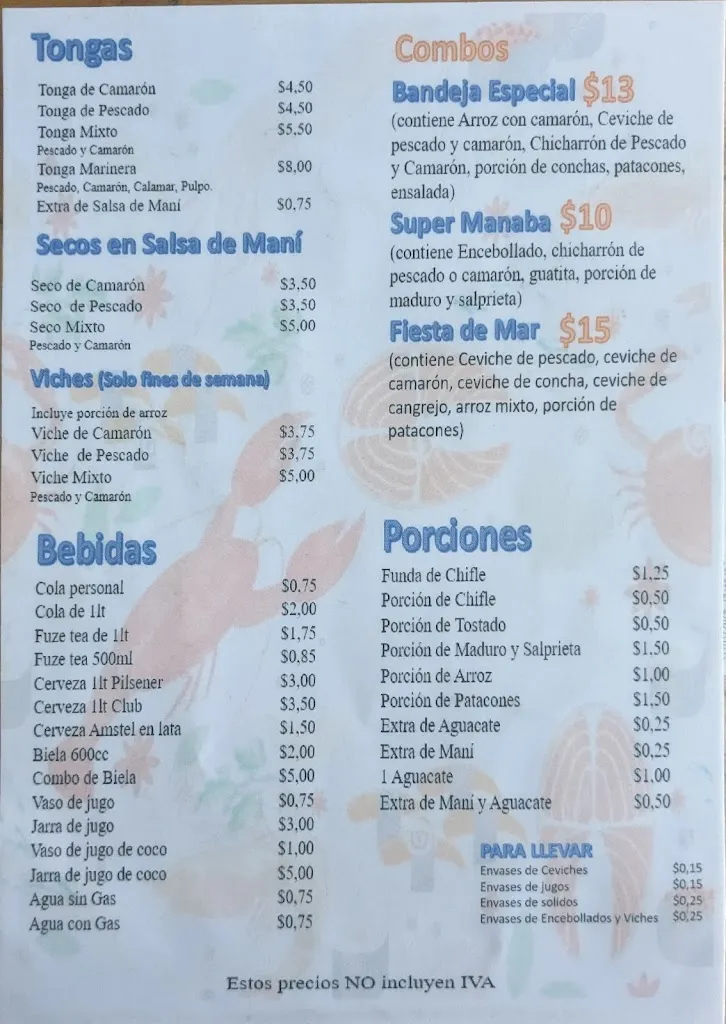 Menu_El Auténtico Ceviche Manaba Carcelen_Carcelén_image_2