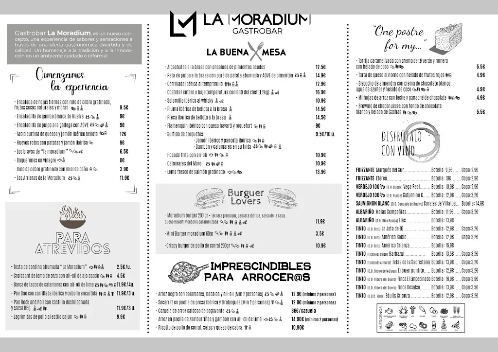 Menu_La MORADIUM - Gastrobar -_Benamejí_immagine_4