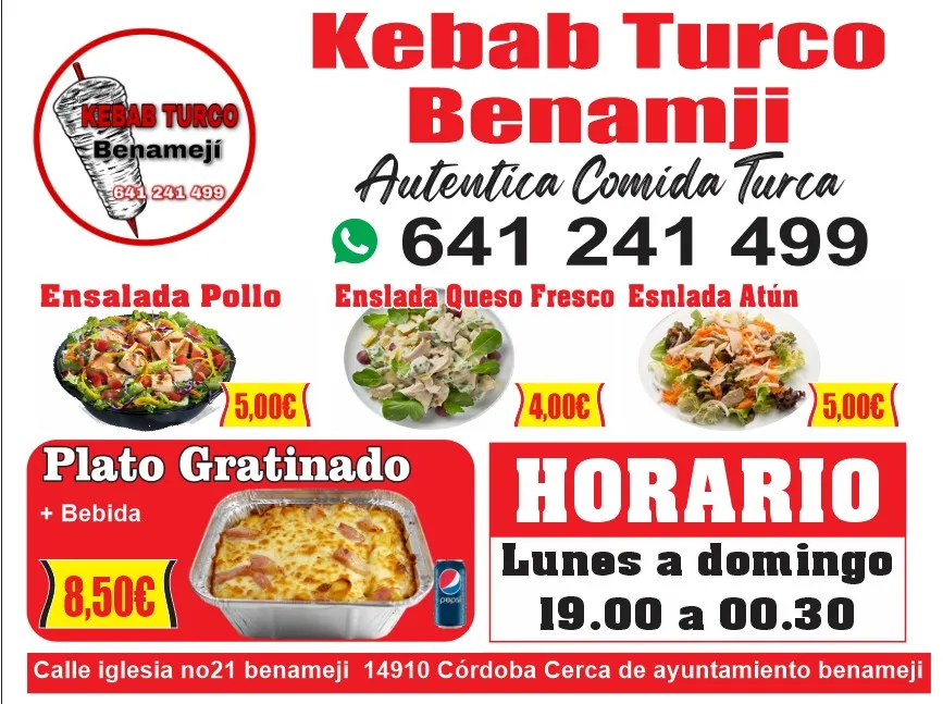 Menu_Kebab turco benameji_Benamejí_image_2