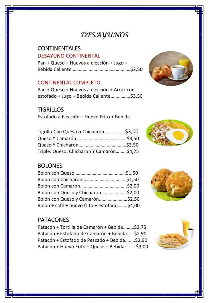 Menu_CEVICHERIA Y RESTAURANT ZONA MAR_Carcelén_immagine_4