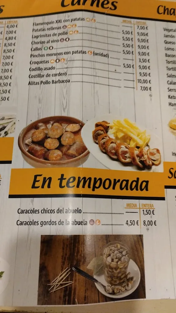 Menu_Mesón Terraza José_Cañete de las Torres_image_2