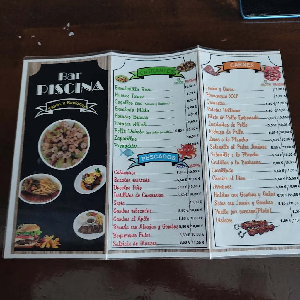 Menu_Bar Piscina_Cañete de las Torres_image_1