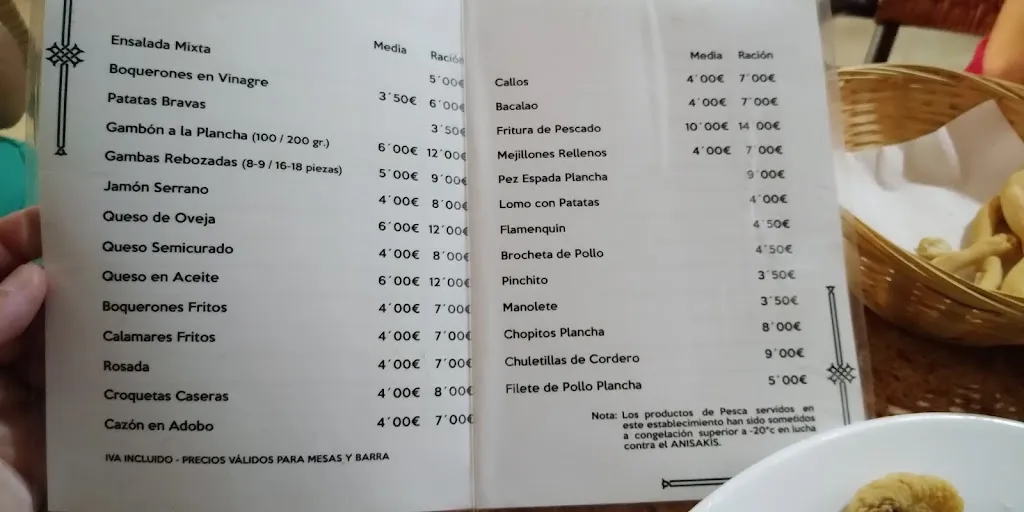 Menu_Bar Carruca_Carcabuey_image_3