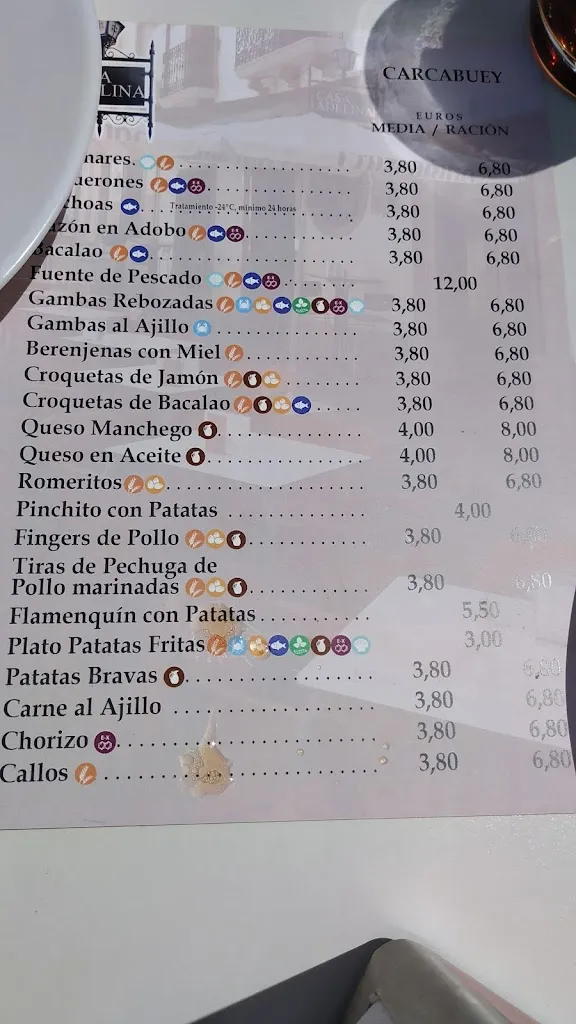 Menu_Bar Casa Adelina_Carcabuey_image_3