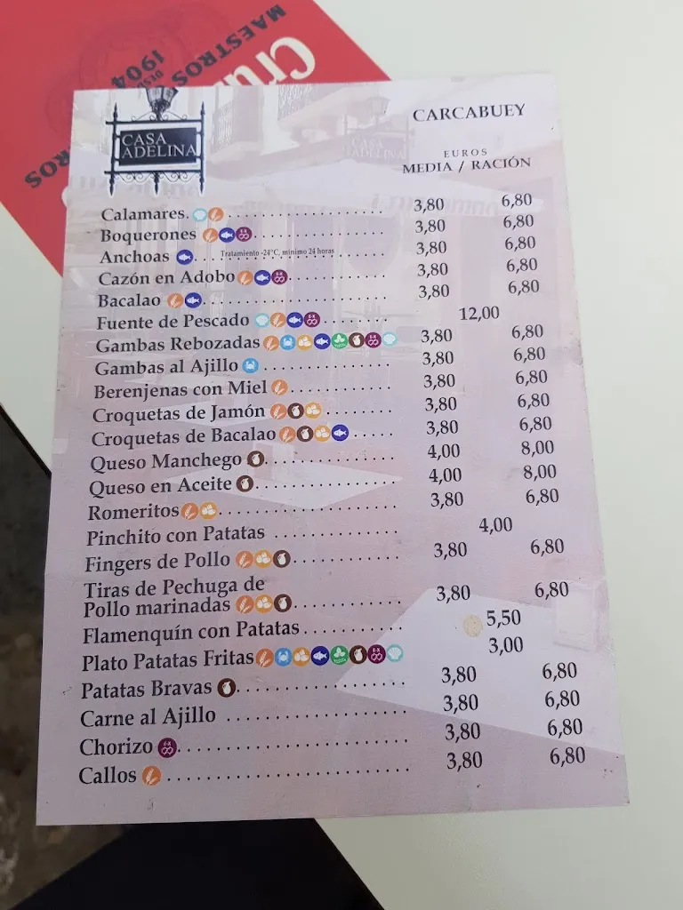 Menu_Bar Casa Adelina_Carcabuey_image_4