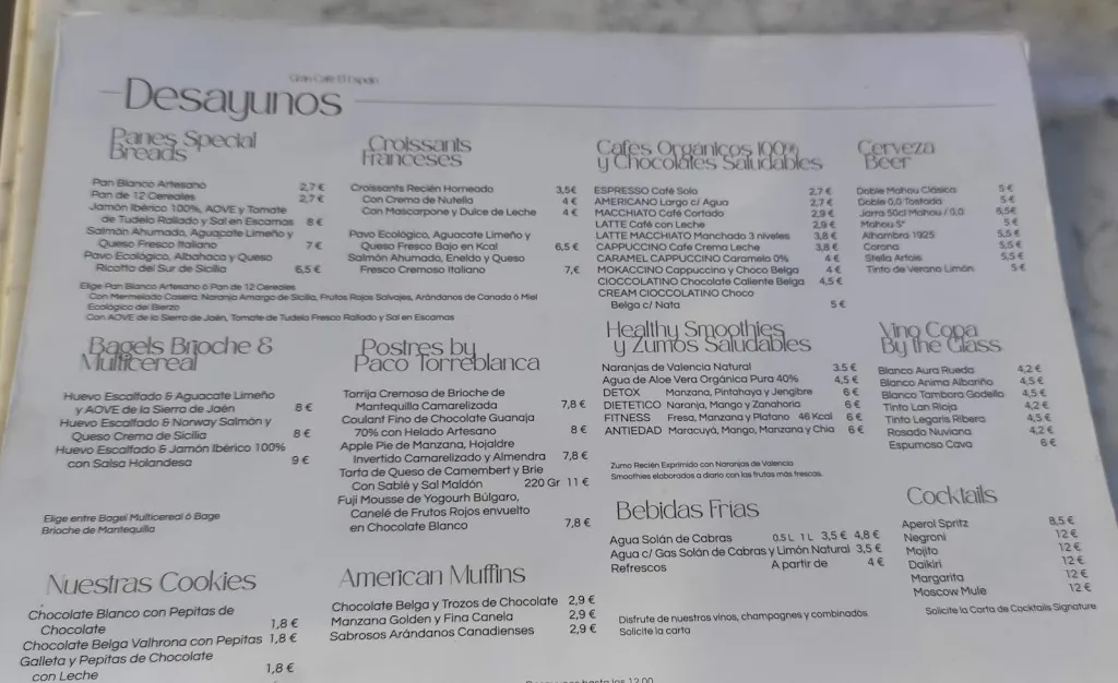 Menu_Terraza Gran Café El Espejo_Espejo_immagine_2