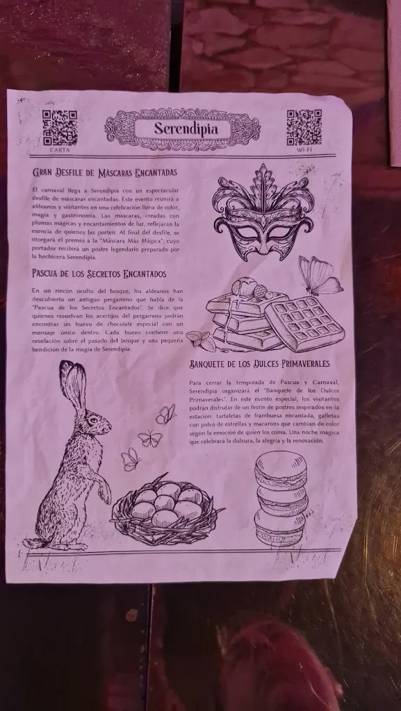 Menu_Serendipia La Caza Endulzada_Espejo_image_1