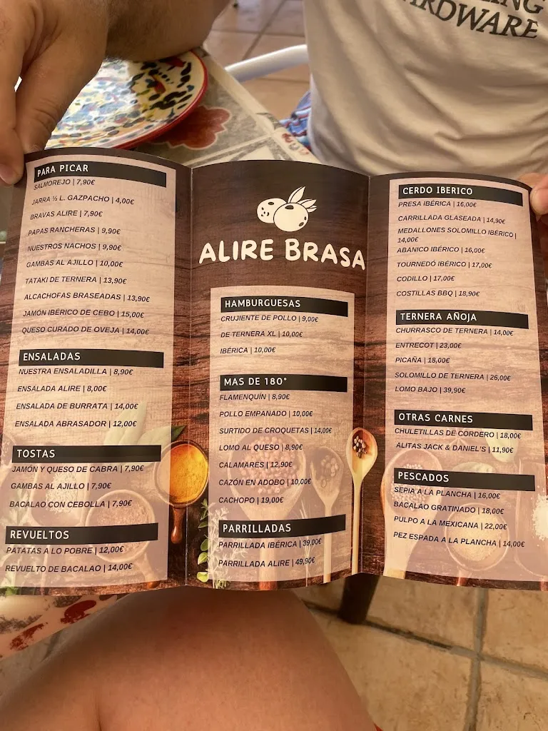 Menu_Bar Restaurante Alire Brasa_Castro del Río_image_4