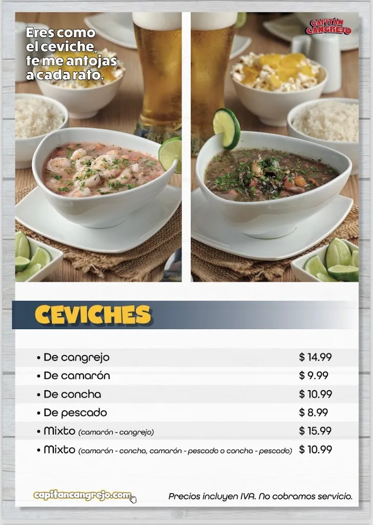 Menu_José el Capitán Cangrejo_Carcelén_image_4